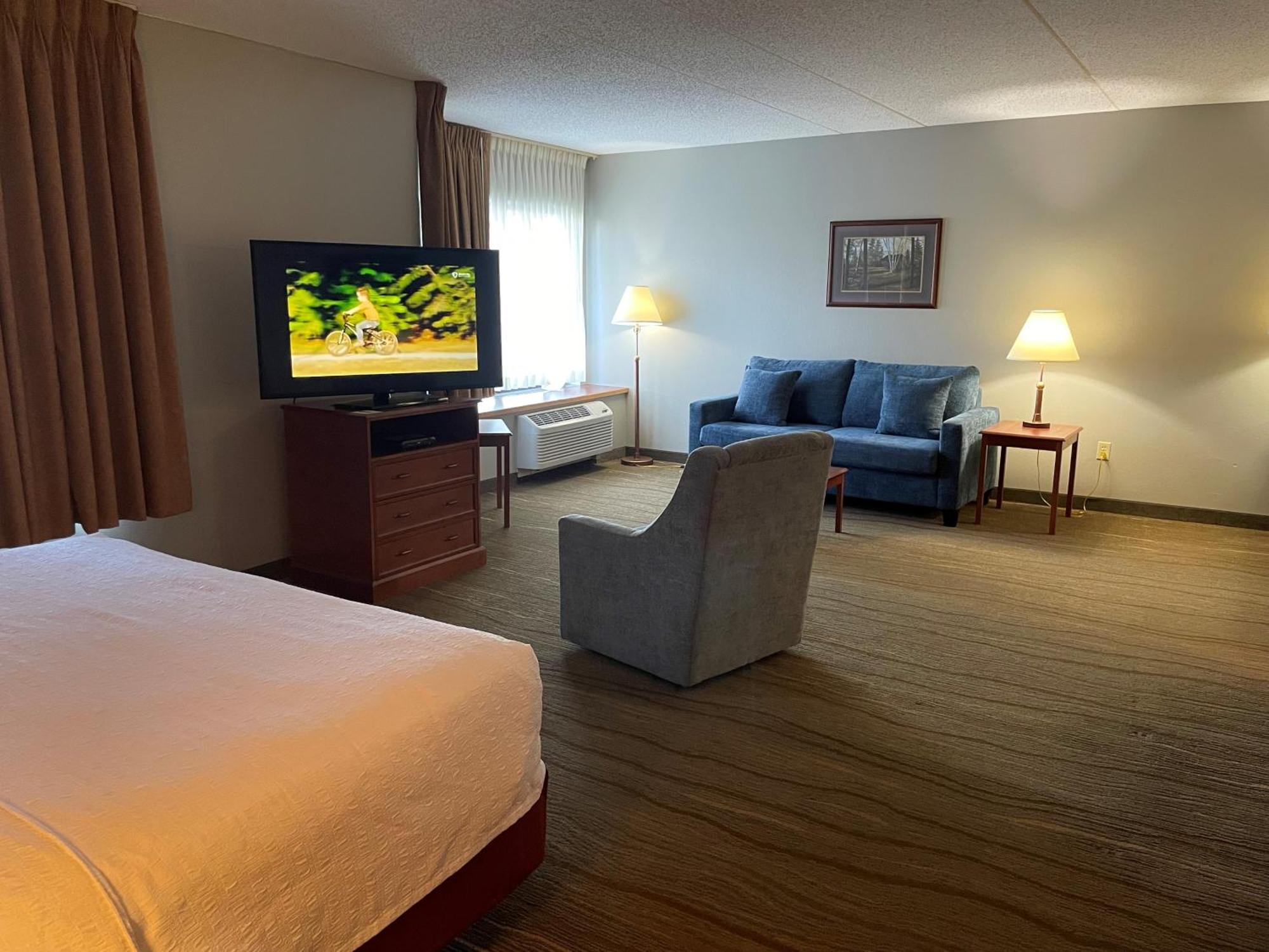 King Studio with Roll In Shower and Lake View - Mobility/Hearing Accessible - Non-Smoking